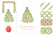 Oh So Merry Christmas Red White Bow, a Graphic by LABFcreations (Thumbnail 2 of 7)