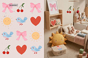 Cartoon Whimsical Girl Party Clipart, an Object Illustration by likorbut (Thumbnail 3 of 7)