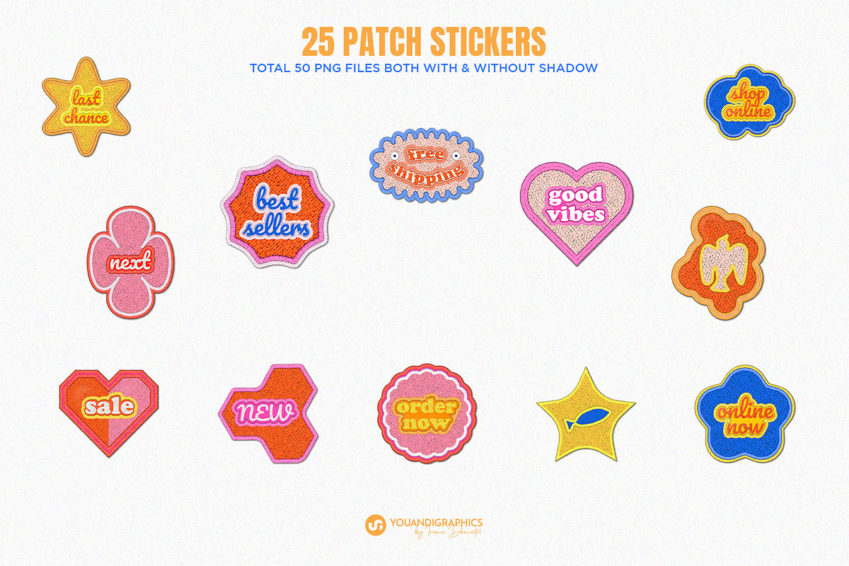 Patch Stickers - Summer edition, a Graphic by Youandigraphics (Photo 11 of 13)