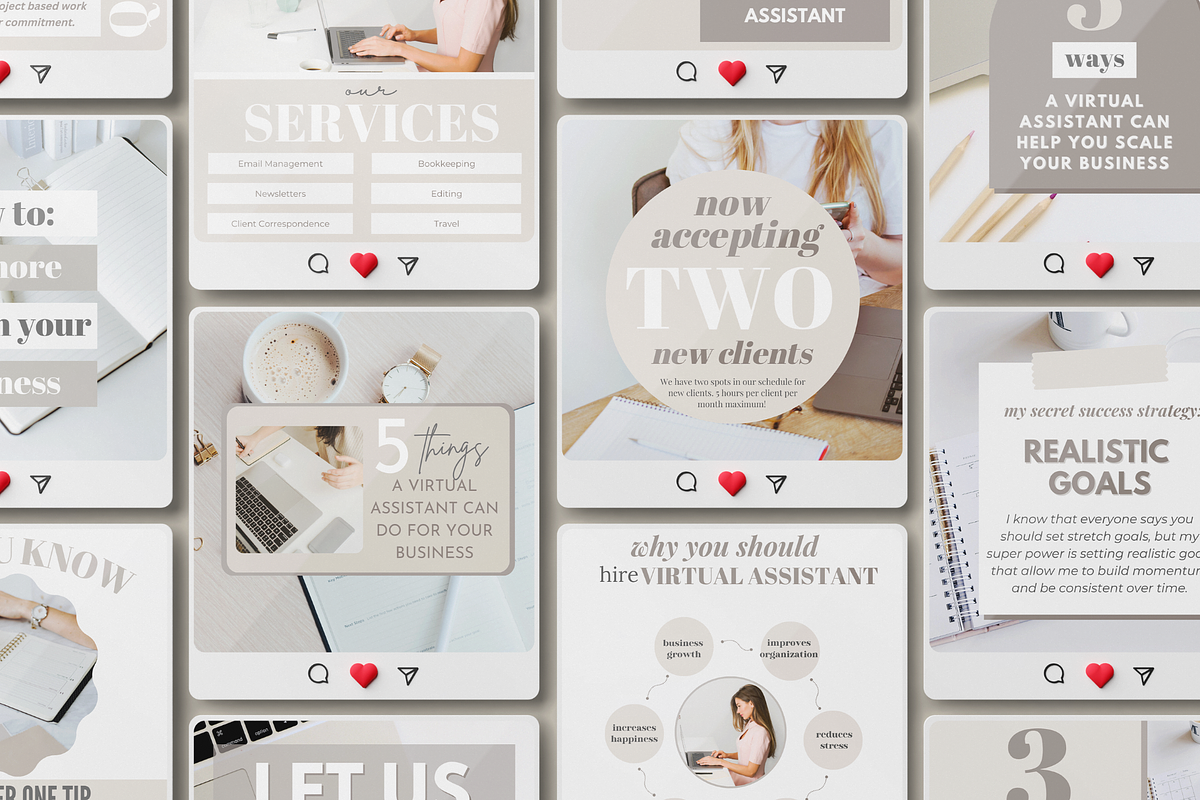 1,000 Virtual Assistant Templates, a Social Media Template by Oh So Social Boutique (Photo 5 of 8)