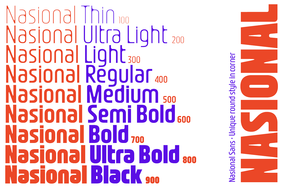 Nasional Sans, a Font by Jetsmax® Studio (Photo 2 of 10)