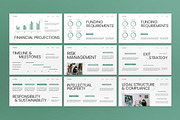 White Green Business Plan PPT, a Presentation Template by graphicook (Thumbnail 5 of 8)
