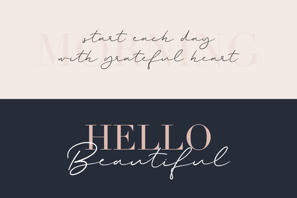 Magenta - 3 Luxury Signature Font preview 4