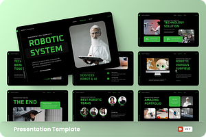 Robotic - AI Robot PowerPoint, a Presentation Template by GraphauseProject