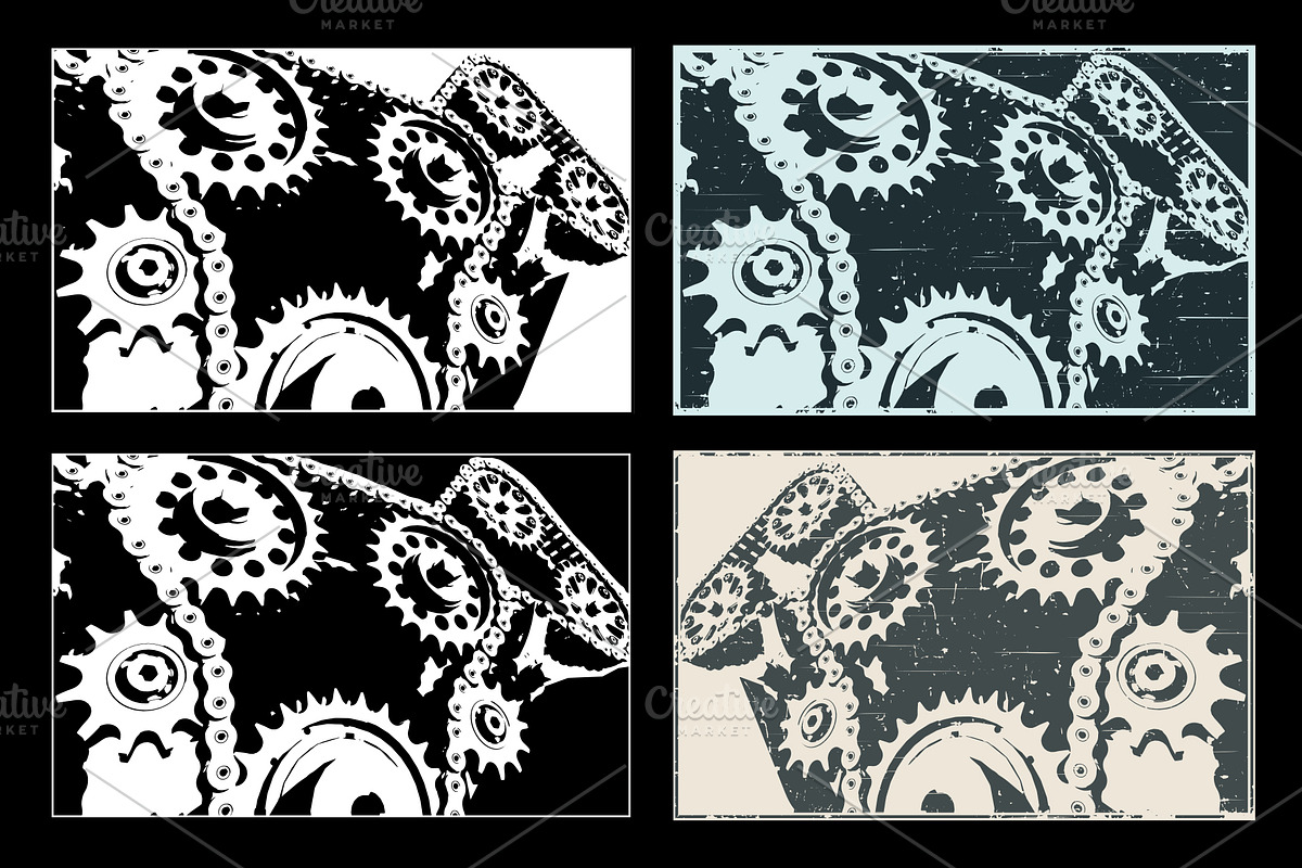 Mechanisms illustrations Set, a Decorative Illustration by Blacklight (Photo 5 of 7)