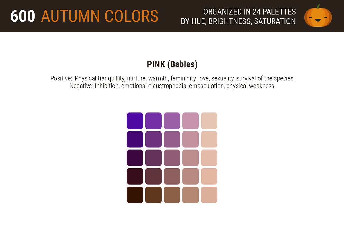 600 Autumn Halloween Color Swatches, a Palette Add-On by ToonPlanet Vector Assets (Photo 12 of 14)