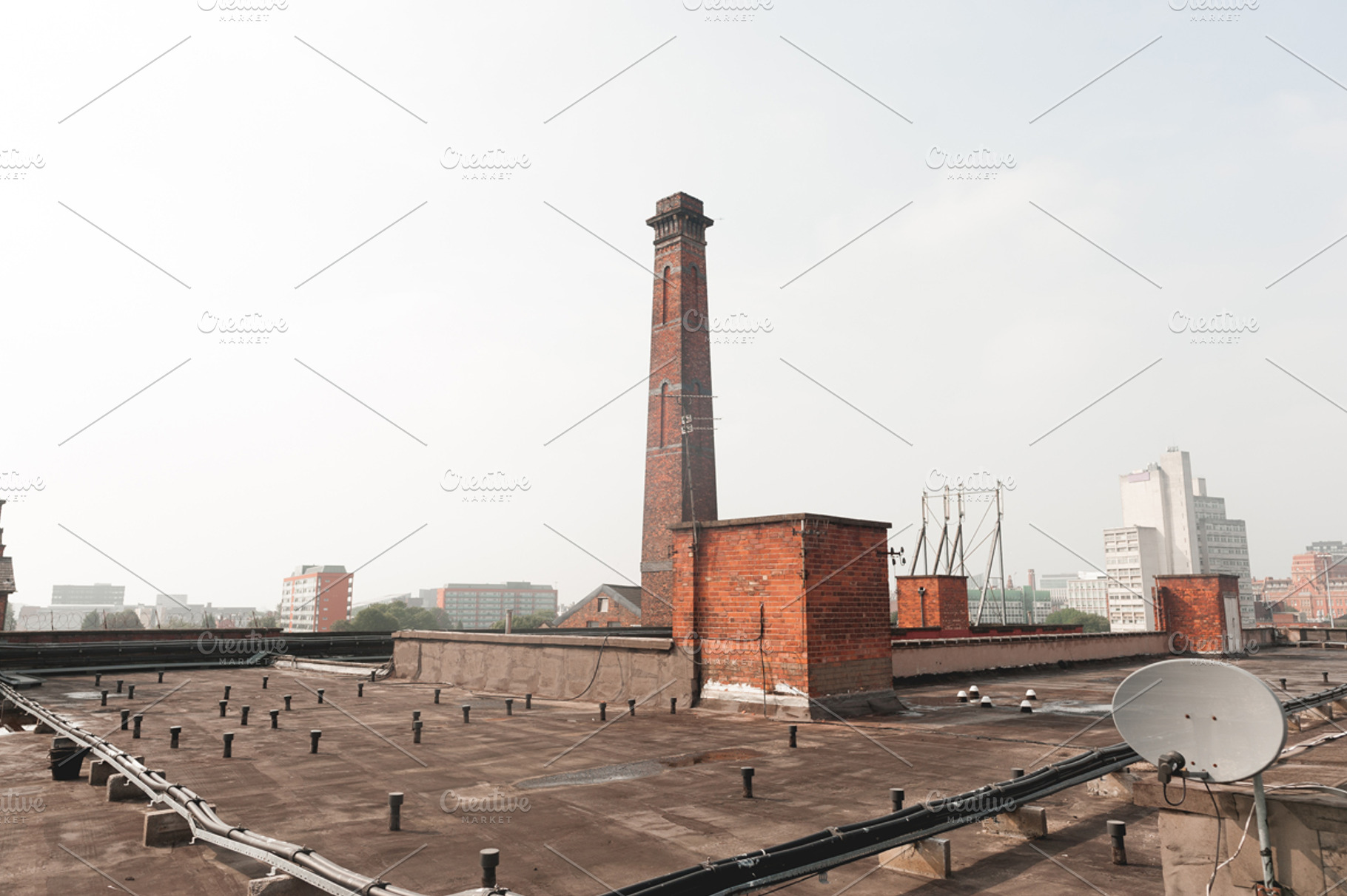 Hazy City Skyline, an Architecture Photo by Created By Jerome