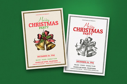 Merry Christmas Party, a Flyer Template by DesignWorkz