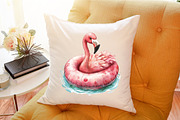 Watercolor Pink & Mint Summer Clipar, an Illustration by Sublimation Artist (Thumbnail 6 of 6)