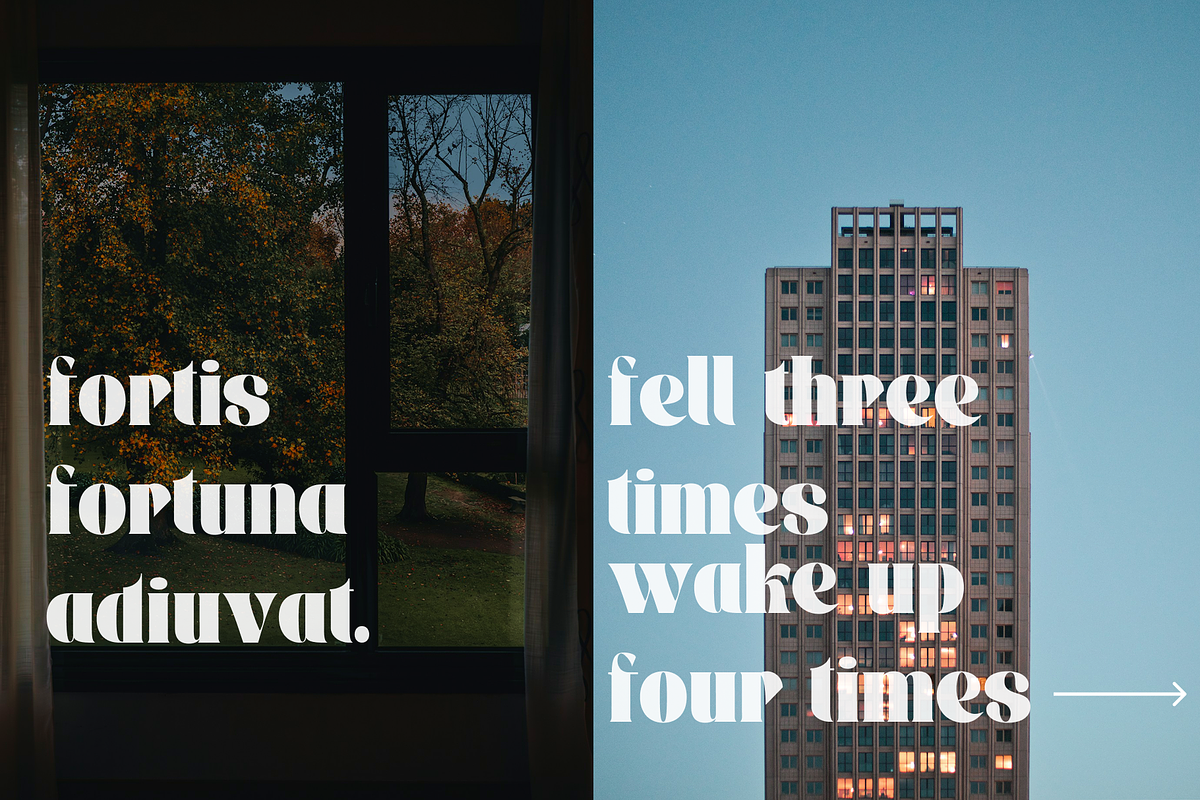 devente Display Typeface, a Serif Font by maybefont (Photo 6 of 10)
