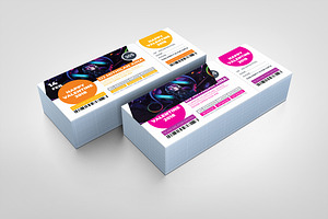 Custom Event Ticket Design Template