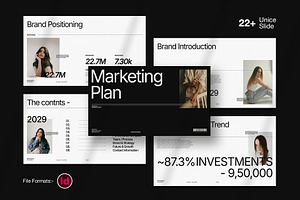 Marketing Plan Presentation Template, a Presentation Template by Oriofix
