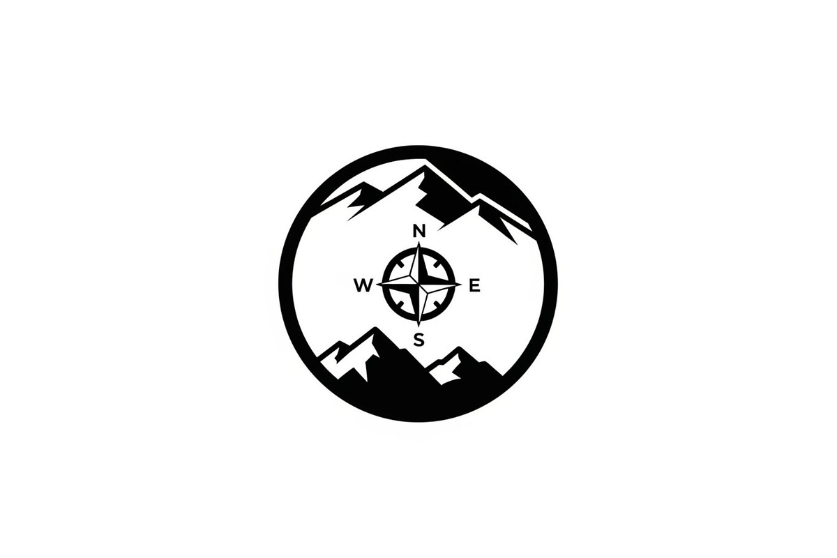 Mountain Compass Adventure Set, a Graphic by hafijul (Photo 2 of 6)