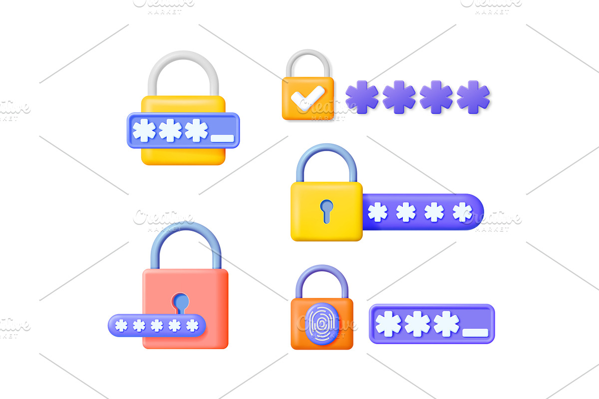 Vector 3d illustration set of, a Technology Illustration by Abscent