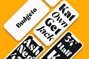 Fragilers Family, a Sans Serif Font by Alandya TypeFoundry (Thumbnail 7 of 8)
