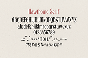 Hawthorne Victorian Serif, a Blackletter Font by gafaroff studio (Thumbnail 8 of 8)