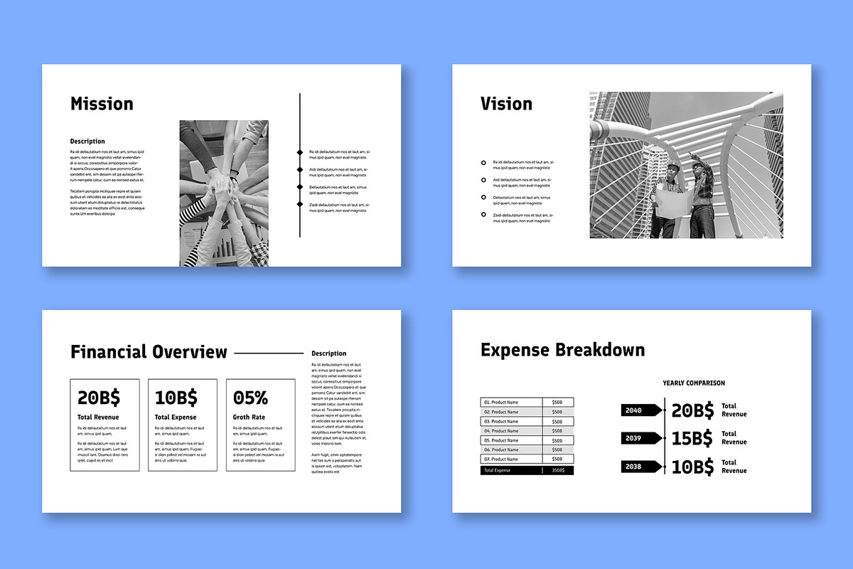 Annual Report Presentation, a Presentation Template by ContestDesign (Photo 3 of 6)