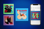 Geometric Basic Shapes Social Media, a Social Media Template by The Good Store (Thumbnail 2 of 4)