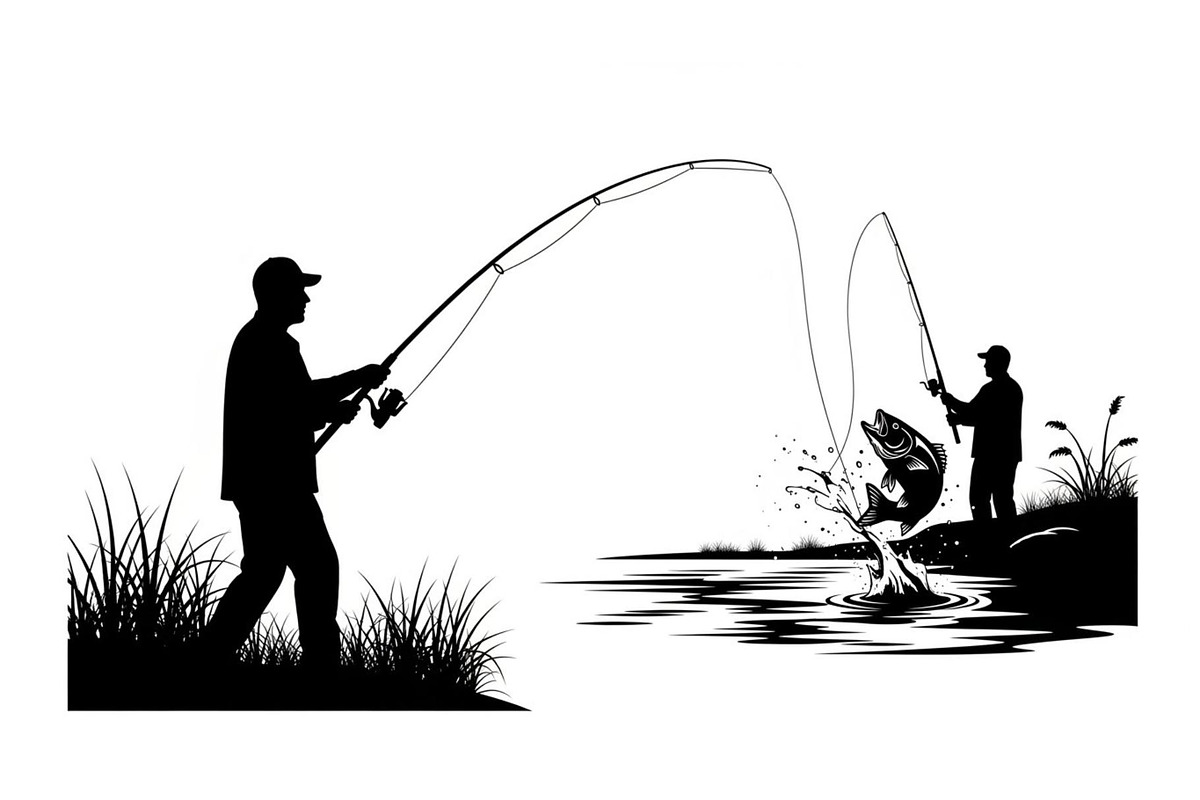 Fishing Silhouette Vector Bundle, an Illustration by hafijul (Photo 41 of 51)