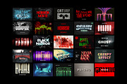 Halloween Photoshop Effects Bundle, a Layer Style Add-On by pixelbuddha.net (Thumbnail 2 of 53)