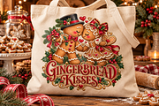 Vintage Gingerbread Bakery Clipart, an Object Graphic by Colorsfav (Thumbnail 4 of 5)