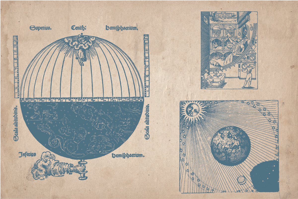 Vintage Astrology Illustrations, an Education Illustration by Mr Vintage (Photo 5 of 5)