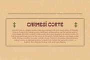 Carmesi Corte-Retro Heritage Family, a Serif Font by Inviline.co (Thumbnail 7 of 14)