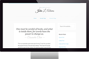 Responsive Minimal Notebook, a WordPress Template by Eric Barnes (Thumbnail 3 of 4)