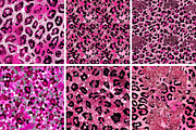 Pink Glitter Leopard Spots Patterns, a Pattern Graphic by PrintablesByFranklyn (Thumbnail 3 of 4)