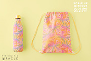 Pastel palm tree seamless pattern, a Pattern Graphic by Amalia de los Santos (Thumbnail 2 of 4)