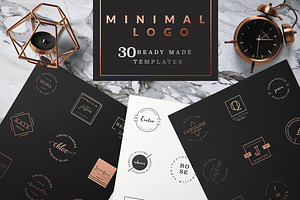 Feminine Logo Templates MINIMAL, a Branding & Logo Template by GraphicDash