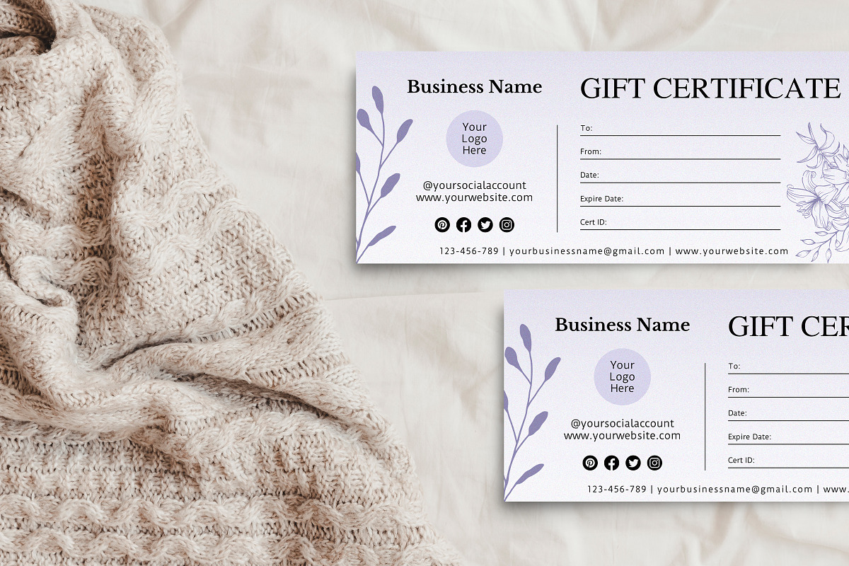Gift Certificate Canva Template, a Design Template by Snapybiz (Photo 9 of 10)