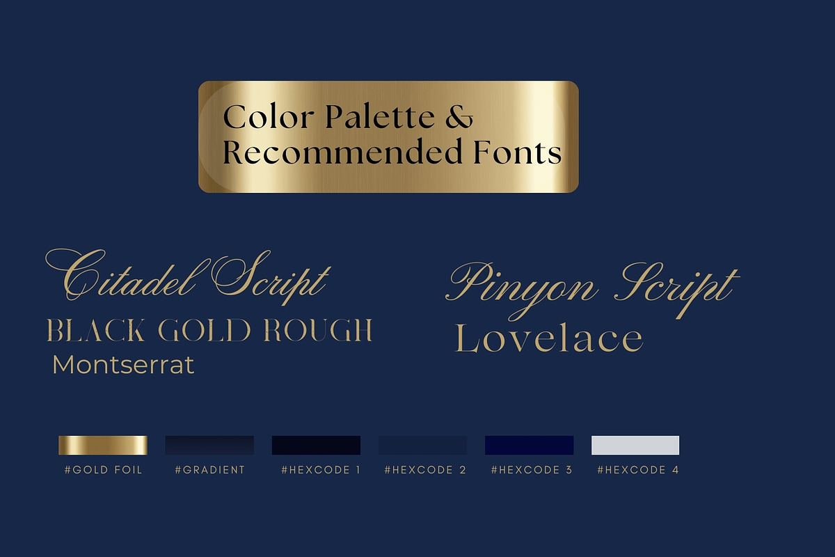 1000 Branding Kit Blue Gold, a Branding & Logo Template by CopertiniStudio (Photo 2 of 9)