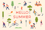 Summer in the park, a Person Illustration by Masha Tace (Thumbnail 1 of 3)