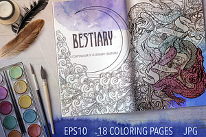 BESTIARY - Coloring Book