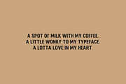 The Telegram Typeface, a Sans Serif Font by Morgan Lacey Hart (Thumbnail 4 of 5)