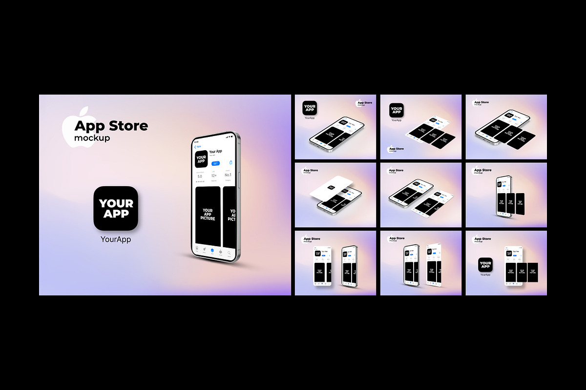 Mobile App mockup collection, a Mac Mockup by tinuwiell (Photo 8 of 9)