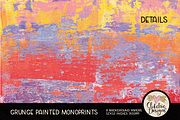 Grunge Painted Monoprint Backgrounds, a Texture Graphic by Clikchic Designs (Thumbnail 3 of 5)