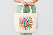 Boho Floral Brushstroke, Summer PNG, a Seasonal Illustration by Canvas Craft (Thumbnail 4 of 6)