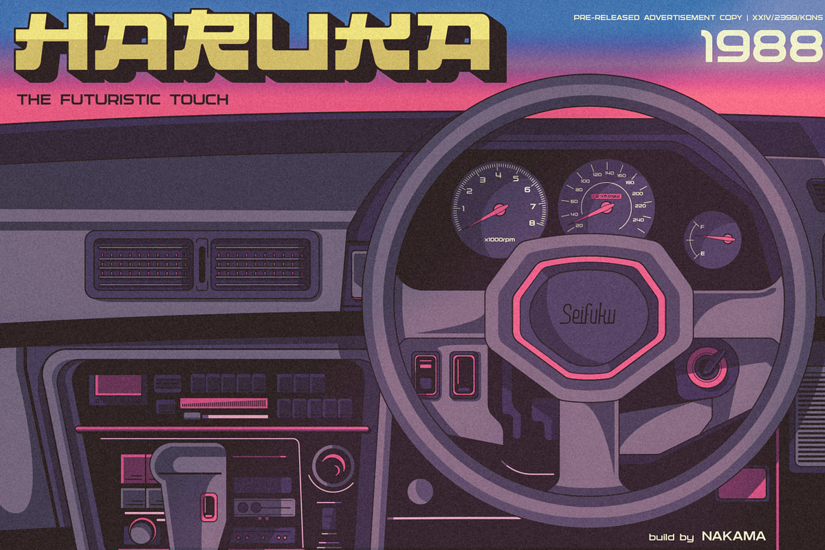 CITYPOP - Japanese 90s Retro Fonts preview 5