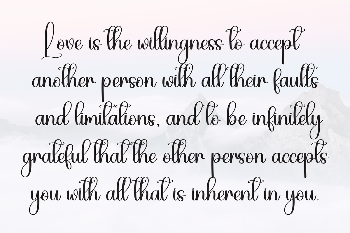 Valentine | Script Font, a Handwritten Font by Scratchones (Photo 6 of 9)