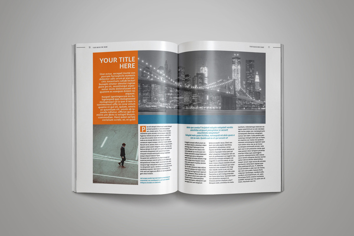 InDesign Magazine Template, a Magazine Template by Indotitas (Photo 6 of 11)