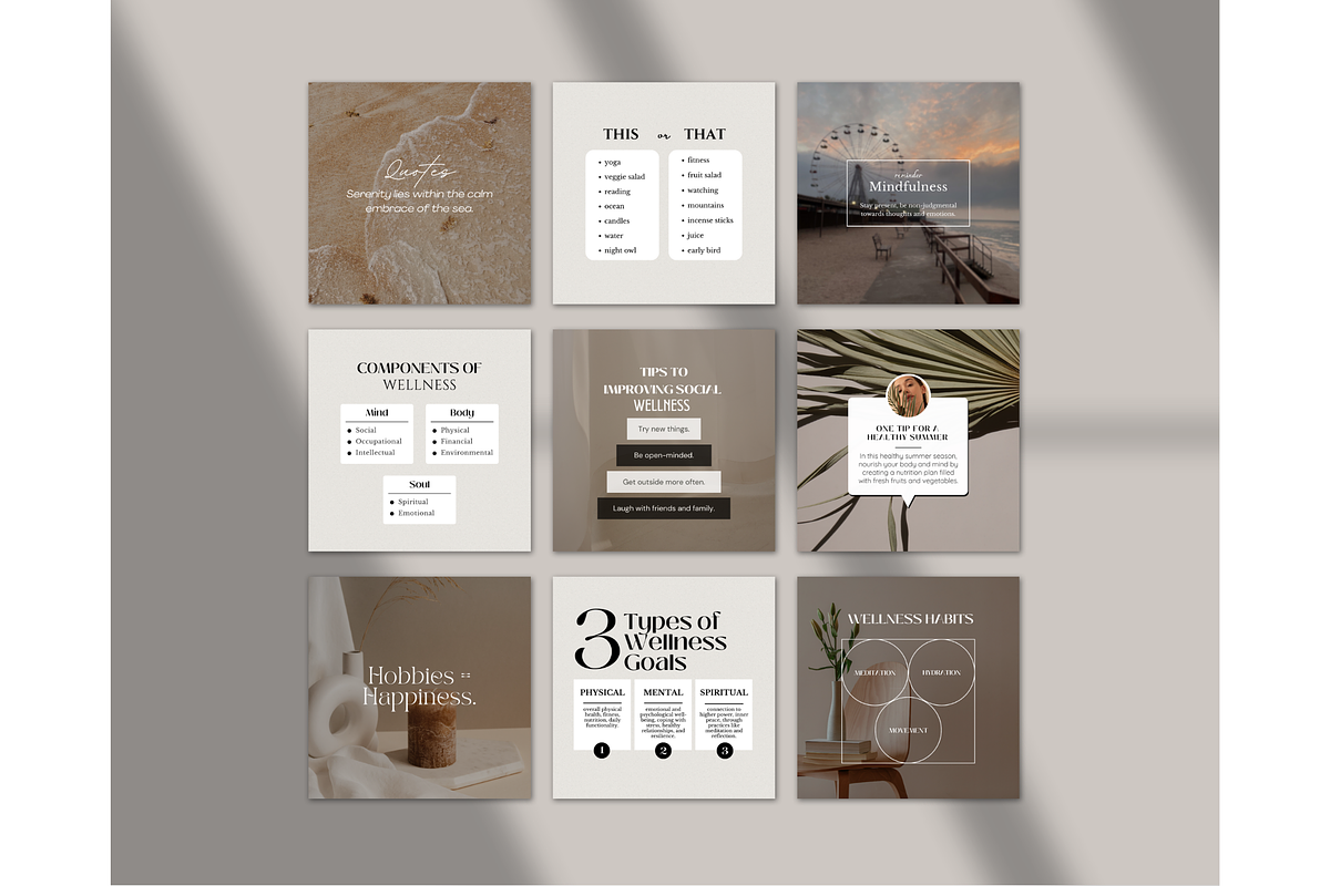 Health & Wellness Instagram - Canva, a Social Media Template by TheTemplateTopia (Photo 4 of 10)