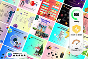 Growth Canva Templates for IG, a Social Media Template by Virall (Thumbnail 2 of 10)