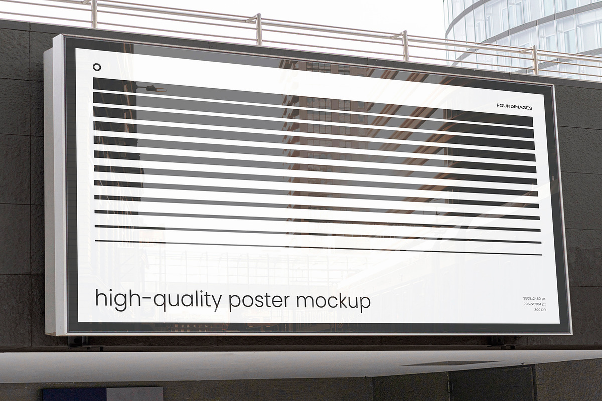 Urban Poster Mockup Template Bundle, an Advertising Mockup by FoundImages (Photo 15 of 52)