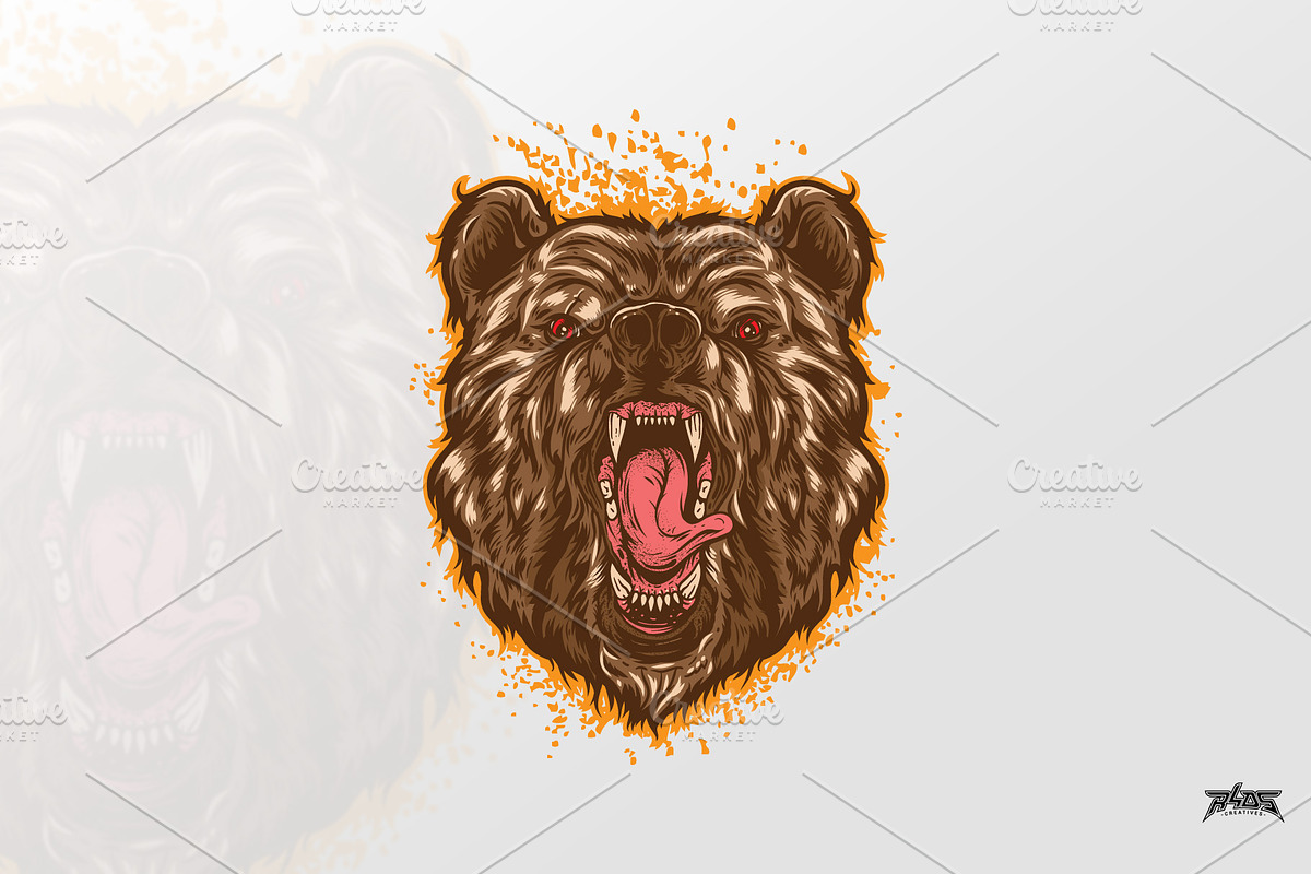Beast Bear Vector, an Animal Illustration by R4DS