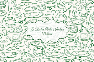 Italy pattern, a Pattern Graphic by Groovy Arts