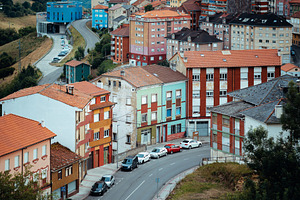Asturias Town Street View, an Architecture Photo by SkyNext