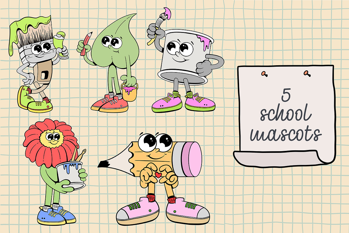 Back To School Clipart Collection, an Illustration by Alina Sh (Photo 4 of 6)