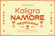 Kaligra Tropicana Sans, a Sans Serif Font by Kaligra.co (Thumbnail 19 of 22)